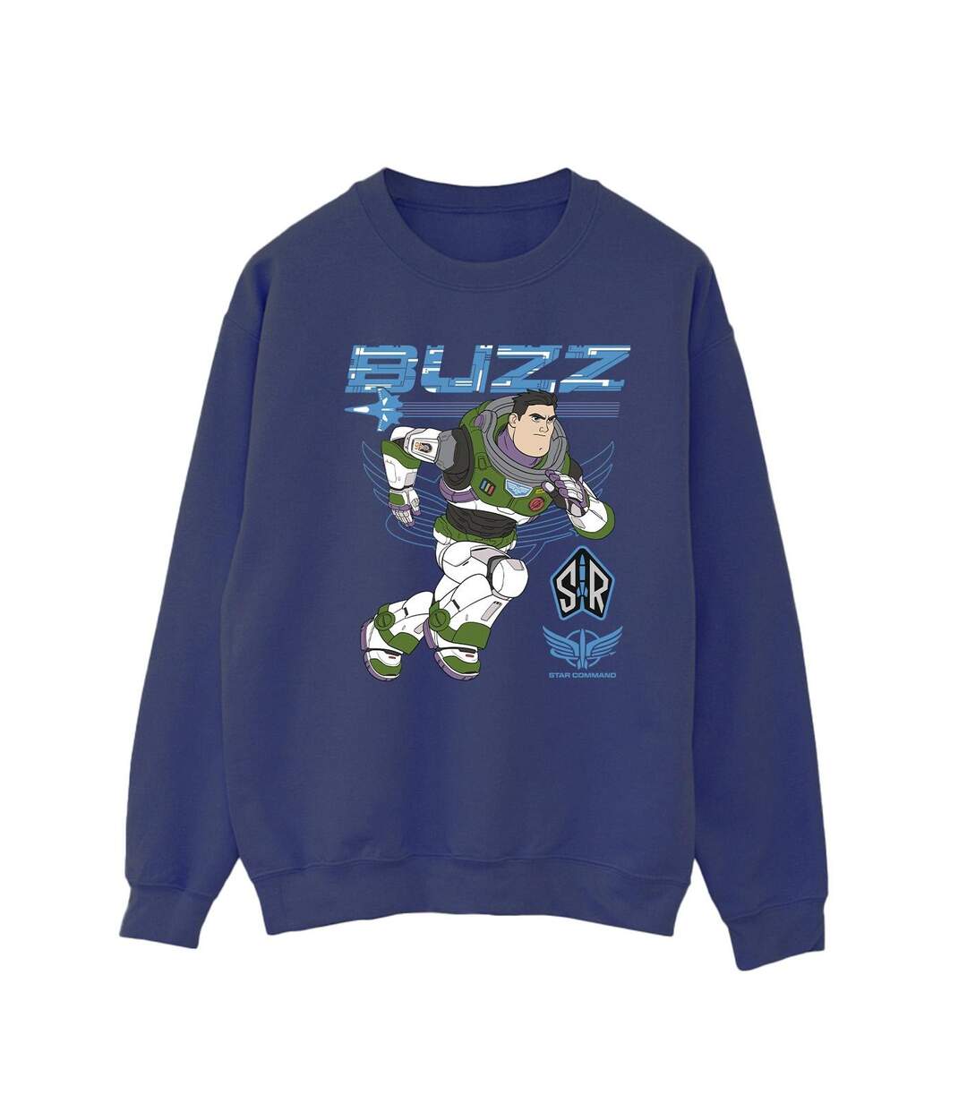Disney Sweatshirt Lightyear Buzz Run To Action - Femmes/Ladies (Bleu marine) - UTBI25170-1