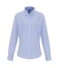 Chemisier Femme Blanc Bleu Oxford Premier-1