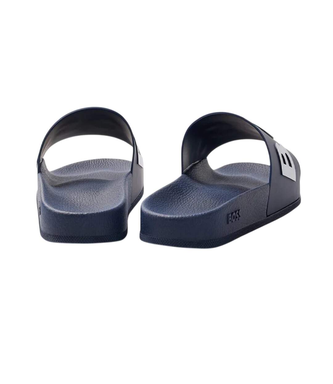 Claquettes Motif/style Logo Homme Bleu Foncé Boss-2