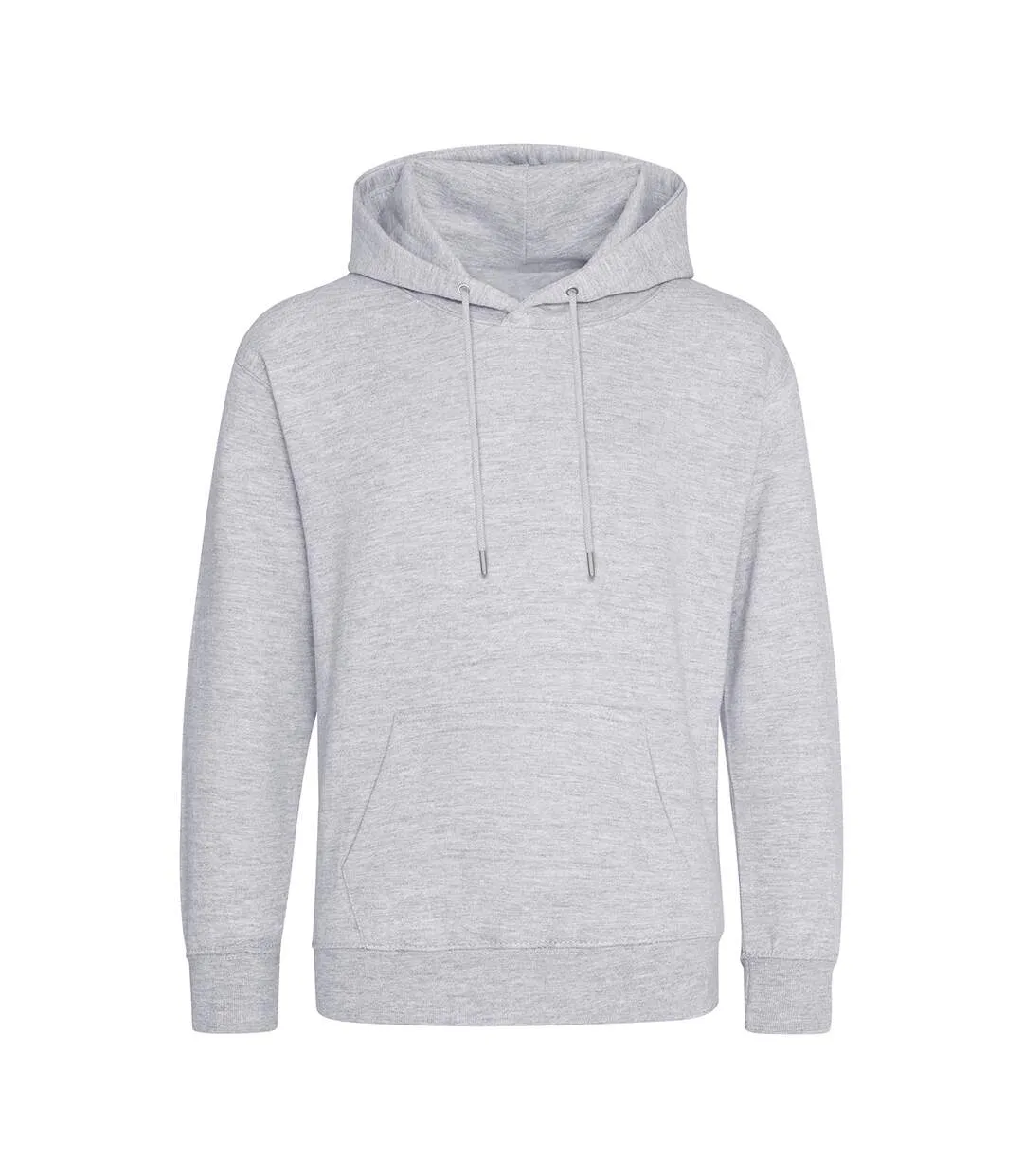Sweat À Capuche Adulte Gris Chiné Awdis-1