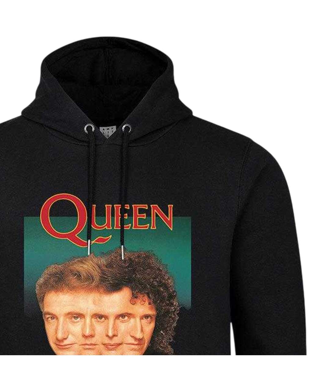 Unisex Adult Miracle Queen Hoodie Black Amplified-3