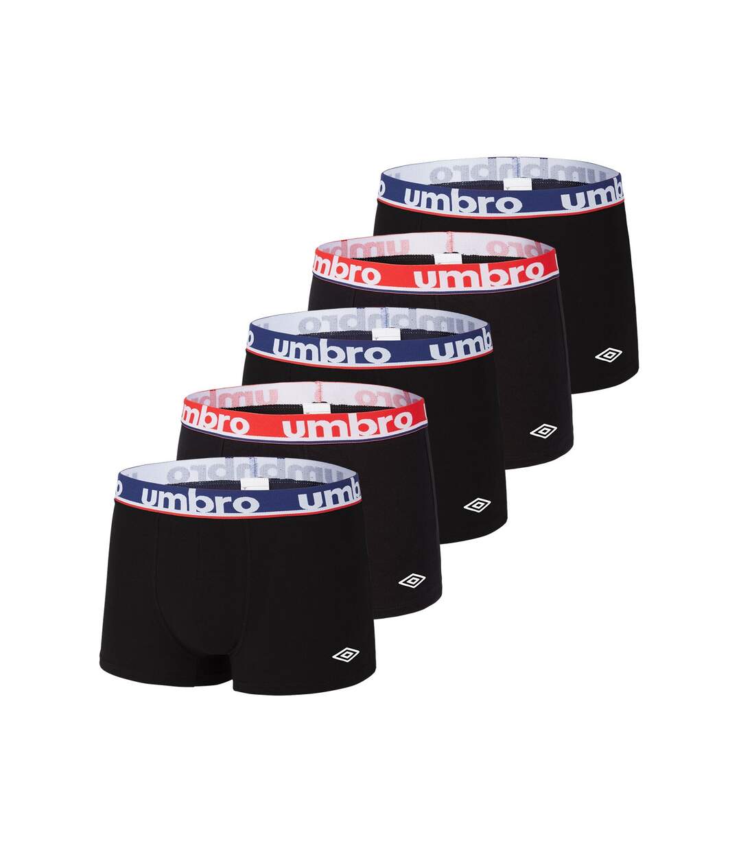 Lot de 5 Boxers coton homme Umbro