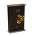 Boîte à Clés Design Flower 38cm Noir-1