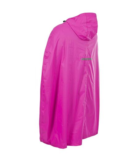 Qikpac Unisex Hooded Waterproof Packaway Poncho Sasparilla Trespass