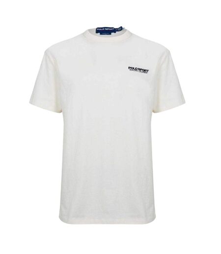 Mens Back Print T-shirt Cream Ralph Lauren