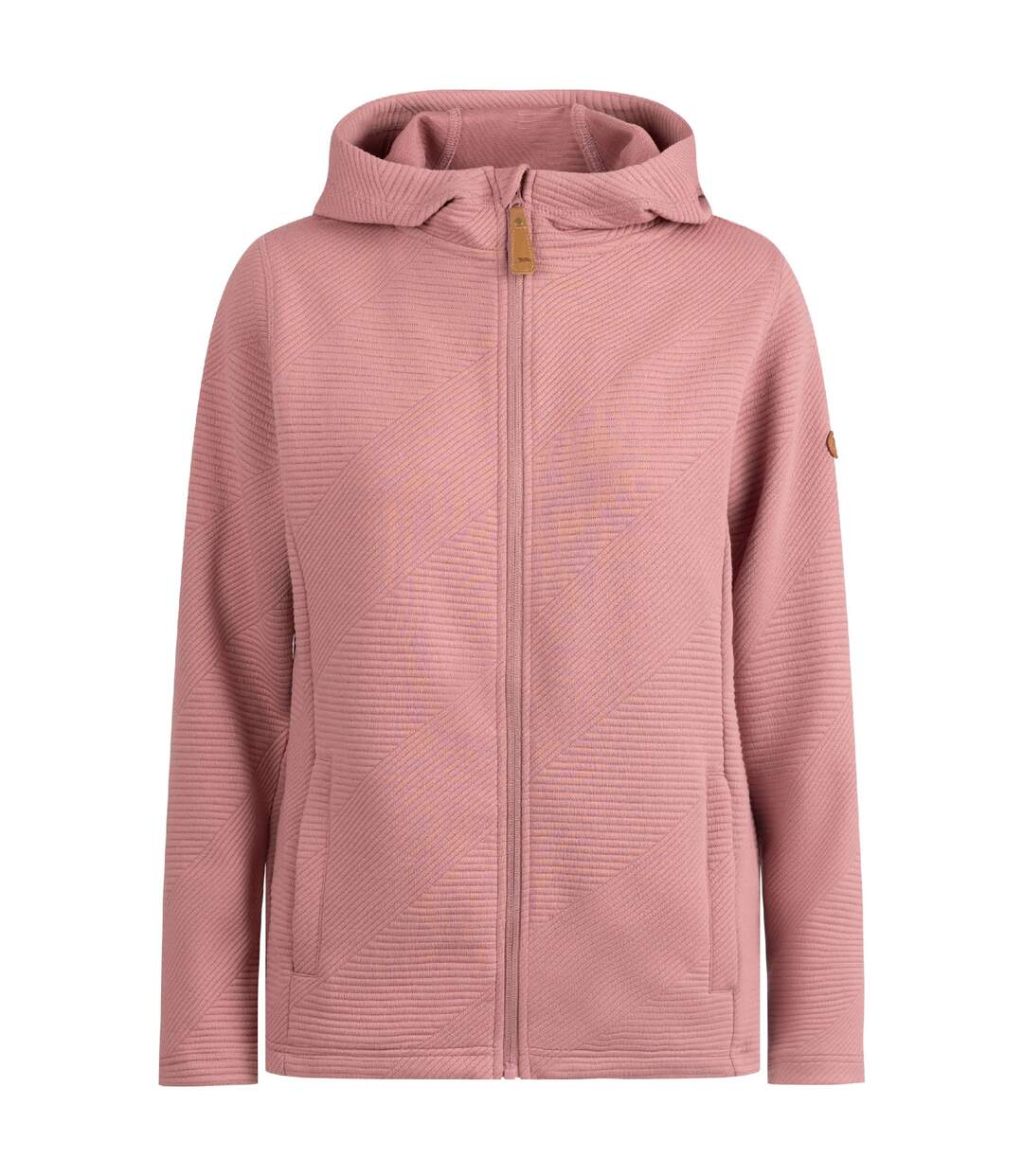 Veste À Capuche Julane Femme Rose Clair Délavé Trespass-2