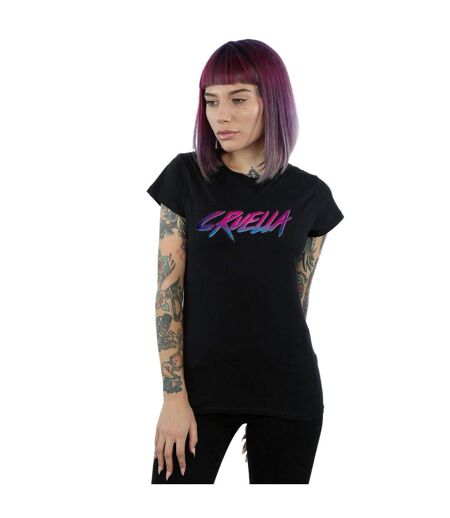 Disney T-shirt en coton Rad Cruella Femme/Femme (Noir) - UTBI44498