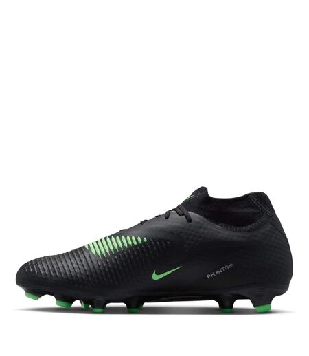 Mens Phantom 6 Academy Firm Ground Football Boots Black Green Nike