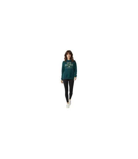 Womens/ladies Trackside Hoodie Navy New Balance