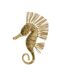 Déco Murale Hippocampe Herbe Nut 40cm Naturel-2
