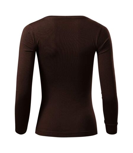 T-shirt Manches Longues Femme Marron Malfini