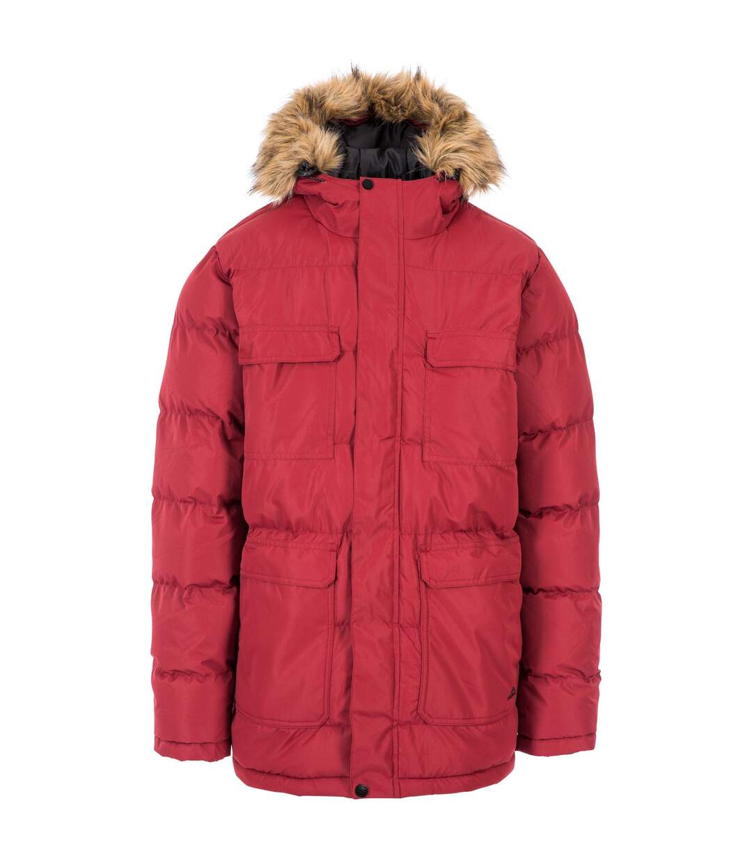 Trespass Mens Baldwin Padded Waterproof Jacket (Merlot)