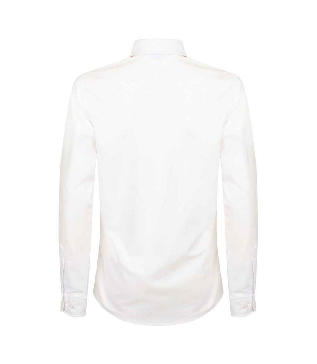 Chemisier Manches Longues Classic Femme Blanc Henbury-2