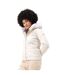 Regatta Womens/Ladies Wildrose Baffled Padded Hooded Jacket (Light Vanilla) - UTRG9210