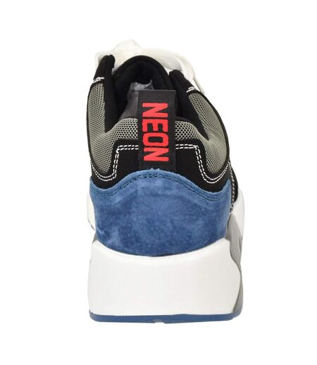 Chaussures De Sécurité Adulte Noir Blanc Bleu Néon AW Tools