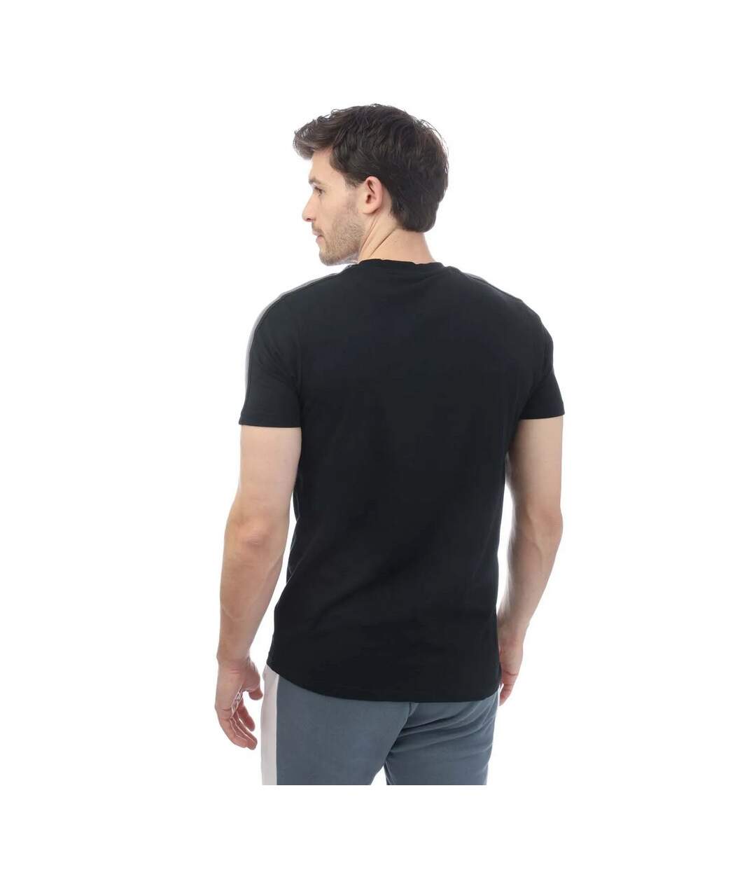 Mens Pete Embroidered Logo T-shirt Blue Original Penguin-1