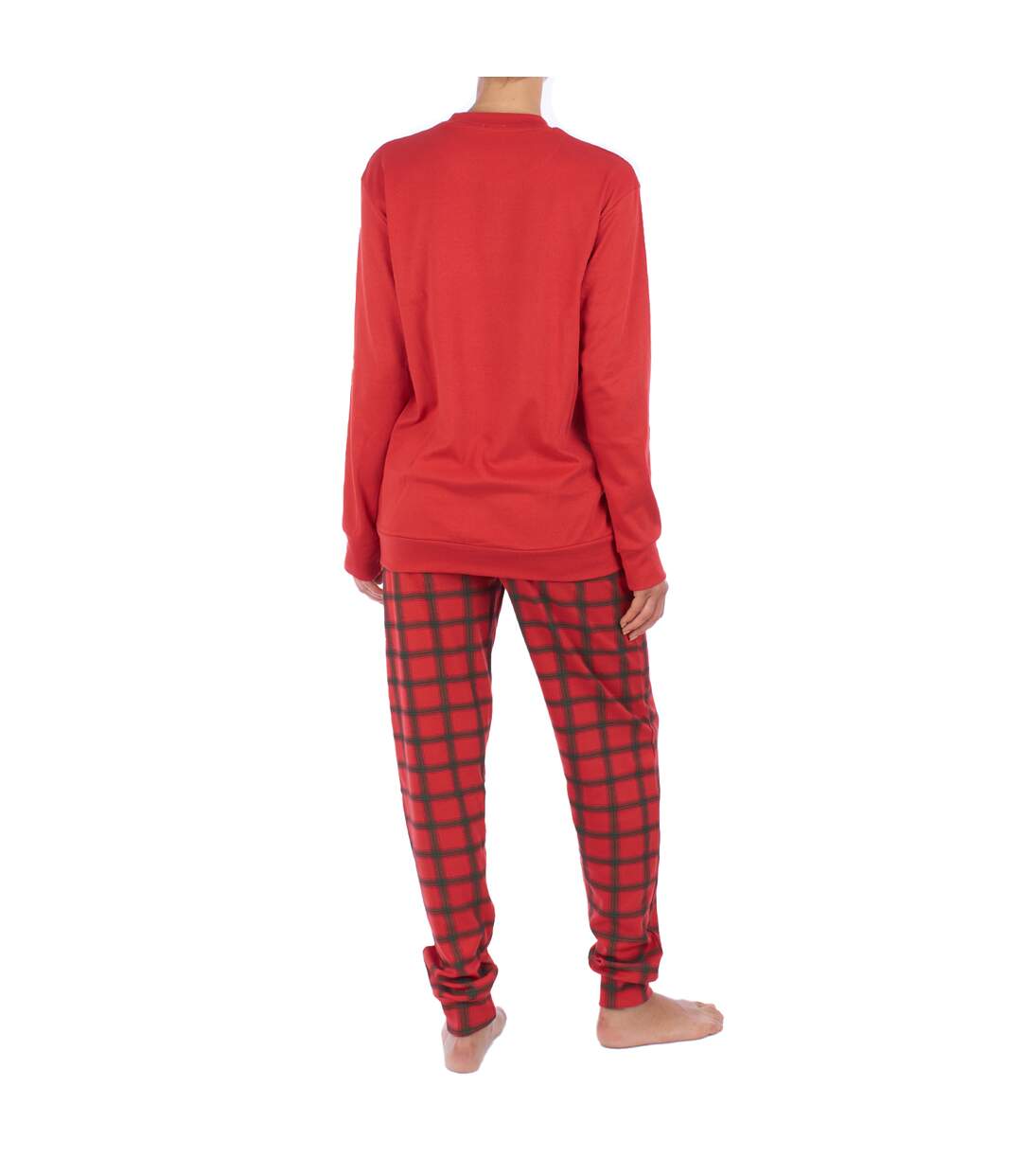 Christmas long sleeve pajamas 42166 Women-3