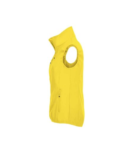 Clique Womens/Ladies Plain Softshell Vest (Lemon Yellow) - UTUB201