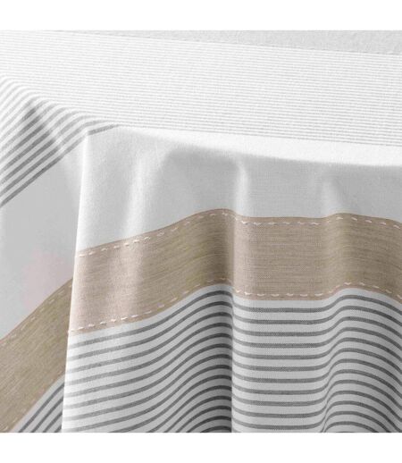 Nappe de Table Ronde Iliade 180cm Gris