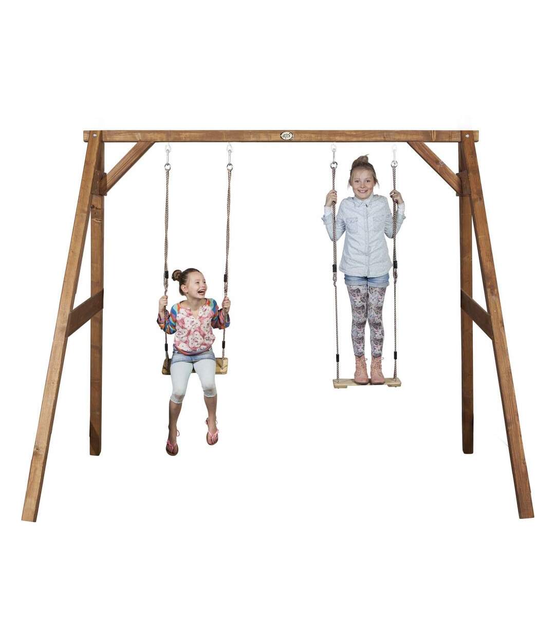 Portique en bois balançoire double Swing Double