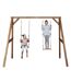 Portique en bois balançoire double Swing Double