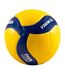 Ballon De Volley-ball Motif/style Logo V360w-sl Taille 5 Bleu Jaune Mikasa-3