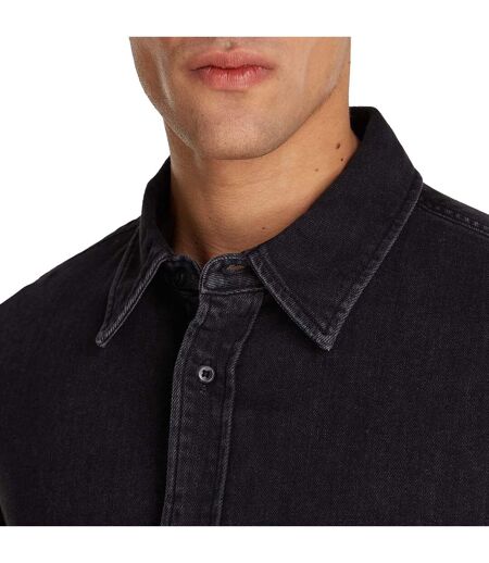 Mens Denim Slim Shirt Denim Calvin Klein