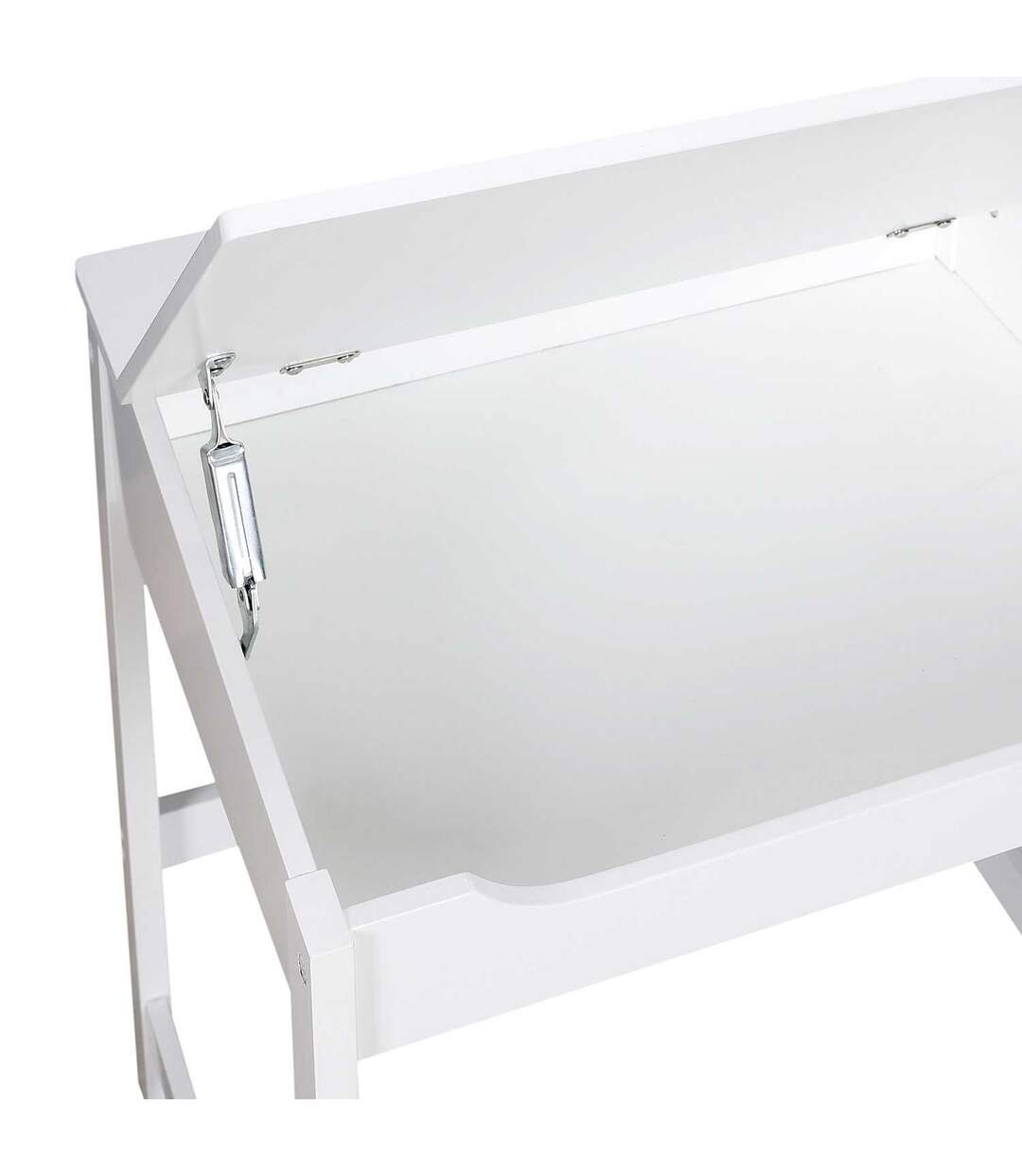 Bureau pupitre pour enfant en MDF - Blanc-3
