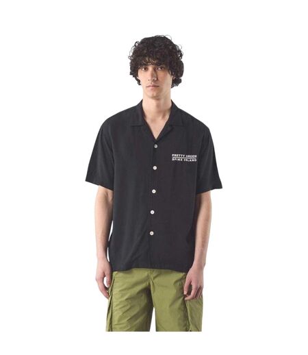 Chemise Manches Courtes Spike Island Homme Noir Pretty Green