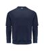 Unisex Adult Hopedale Crew Neck Sweatshirt Navy James Harvest-1