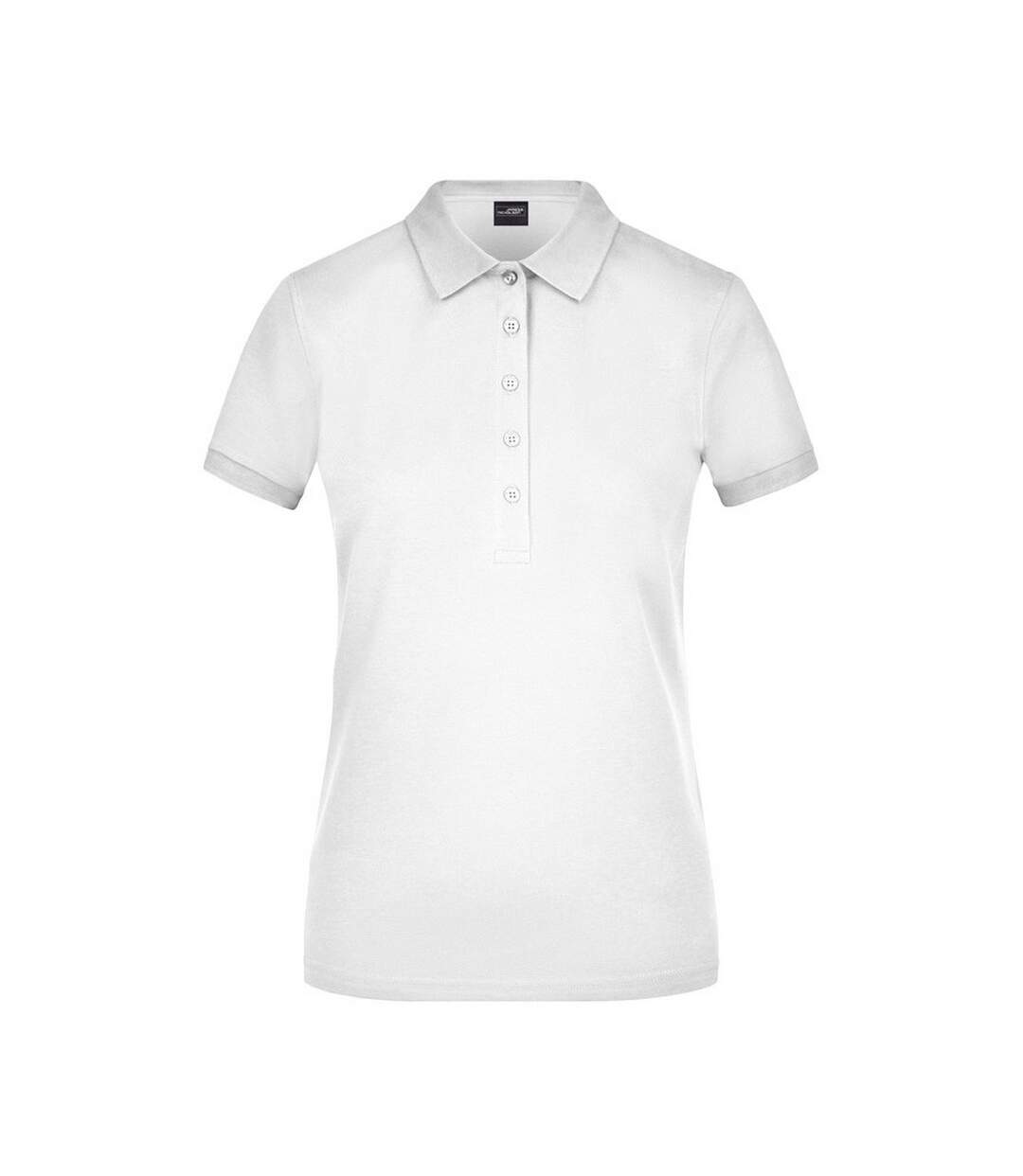 Polo Femme Blanc James And Nicholson-1