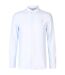 Chemise À Boutons Manches Longues Motif/style Rétro Homme Bleu Ciel Farah-1