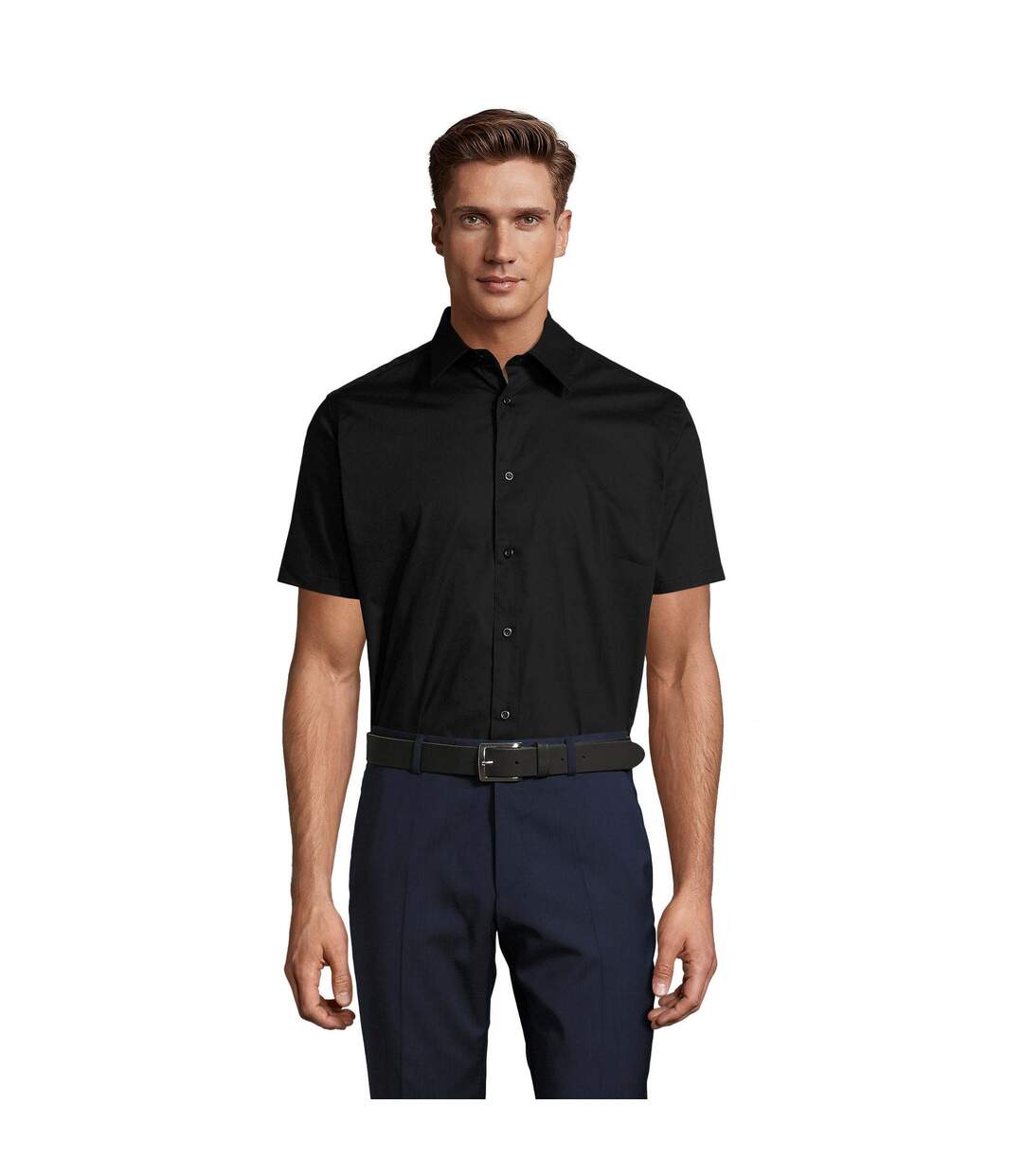 Chemise Broadway Homme Noir SOLS-1