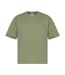 Mens Heavyweight Chest Pocket Oversized T-shirt Khaki Green Jack Wills-1