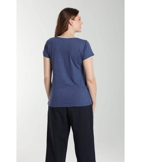 Tee shirt col rond lurex manches courtes femme Tee Summer Twilight  | Gerard Pasquier