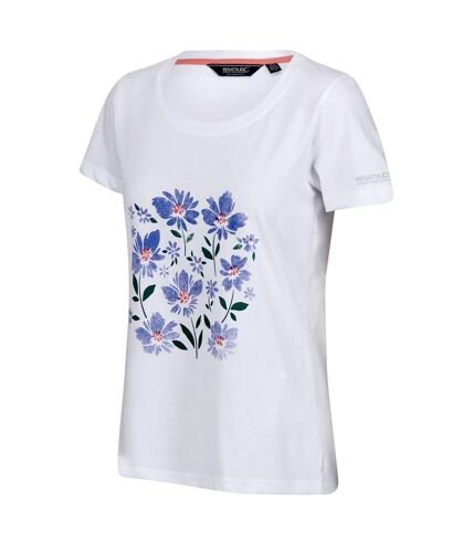 T-shirt filandra femme blanc Regatta