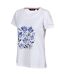 T-shirt filandra femme blanc Regatta