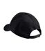 Casquette Motif/style 6 Panneaux Athleisure Noir Rouge Beechfield-2