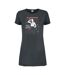 Womens/ladies So American Olivia Rodrigo T-shirt Dress Charcoal Amplified-1