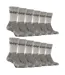 Jeep - 12 paires de chaussettes de randonnée en coton rembourré pour hommes-1