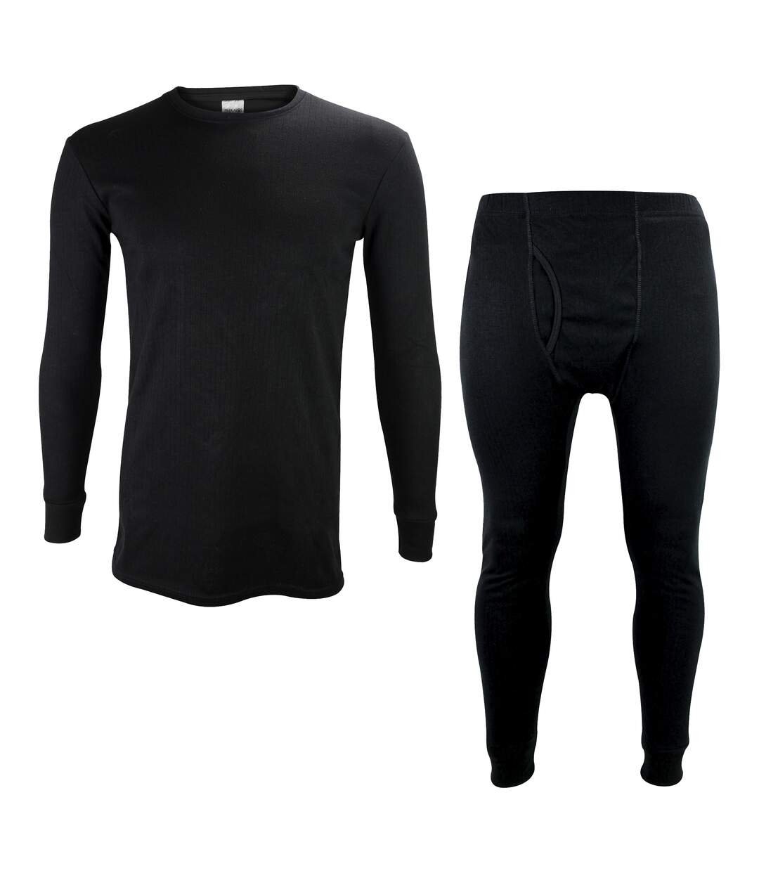 Mens Thermal Underwear Set | Fleece Lined Top & Long Johns Set-1