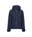 Womens/ladies All Weather Jacket Deep Navy Tee Jays-1