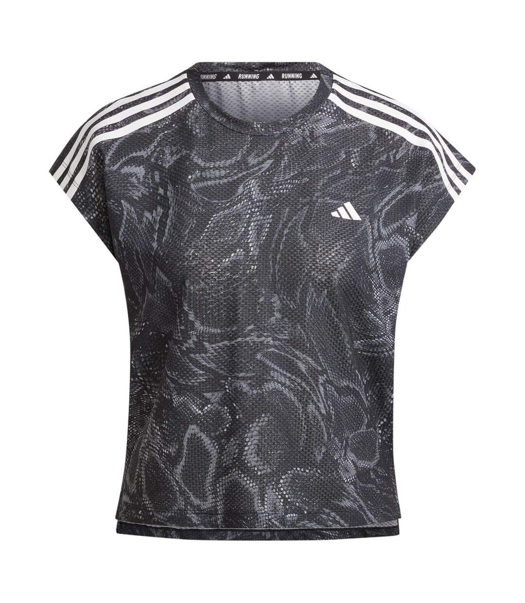 T-shirt Course À Pied Motif/style Imprimé Serpent Femme Noir Adidas-1