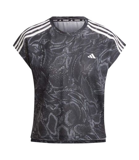 T-shirt Course À Pied Motif/style Imprimé Serpent Femme Noir Adidas