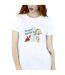 Disney T-shirt boyfriend en coton de The Little Mermaid Club Femme/Ladies (Blanc) - UTBI31004-3