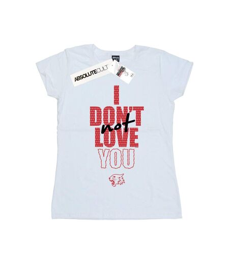 Disney - T-shirt HIGH SCHOOL MUSICAL THE MUSICAL NOT LOVE YOU - Femme (Blanc) - UTBI24371