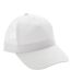 Brushed Cotton 5 Panel Trucker Cap White XD Collection-1