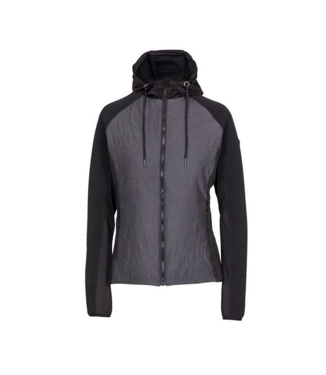 Trespass Womens/Ladies Grace Sports Full Zip Hoodie (Black) - UTTP5262-2