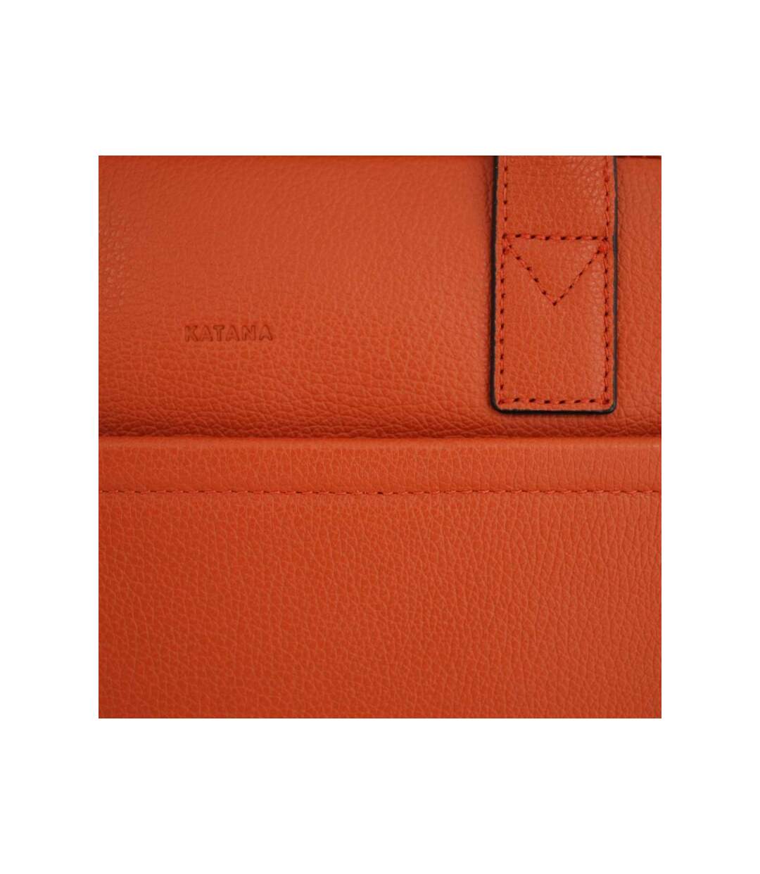 Katana - Cartable femme en cuir 14 - orange - 7633-5