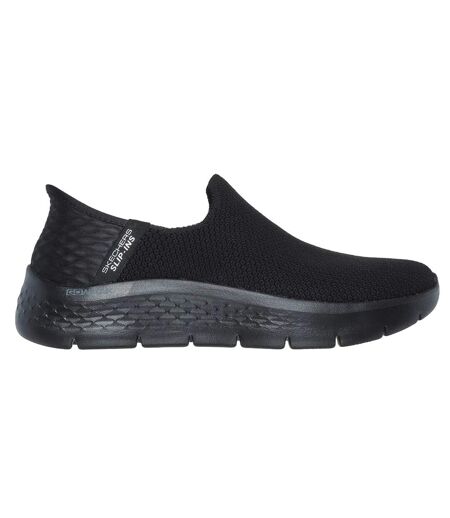 Womens/ladies go walk flex sunset view shoes black Skechers